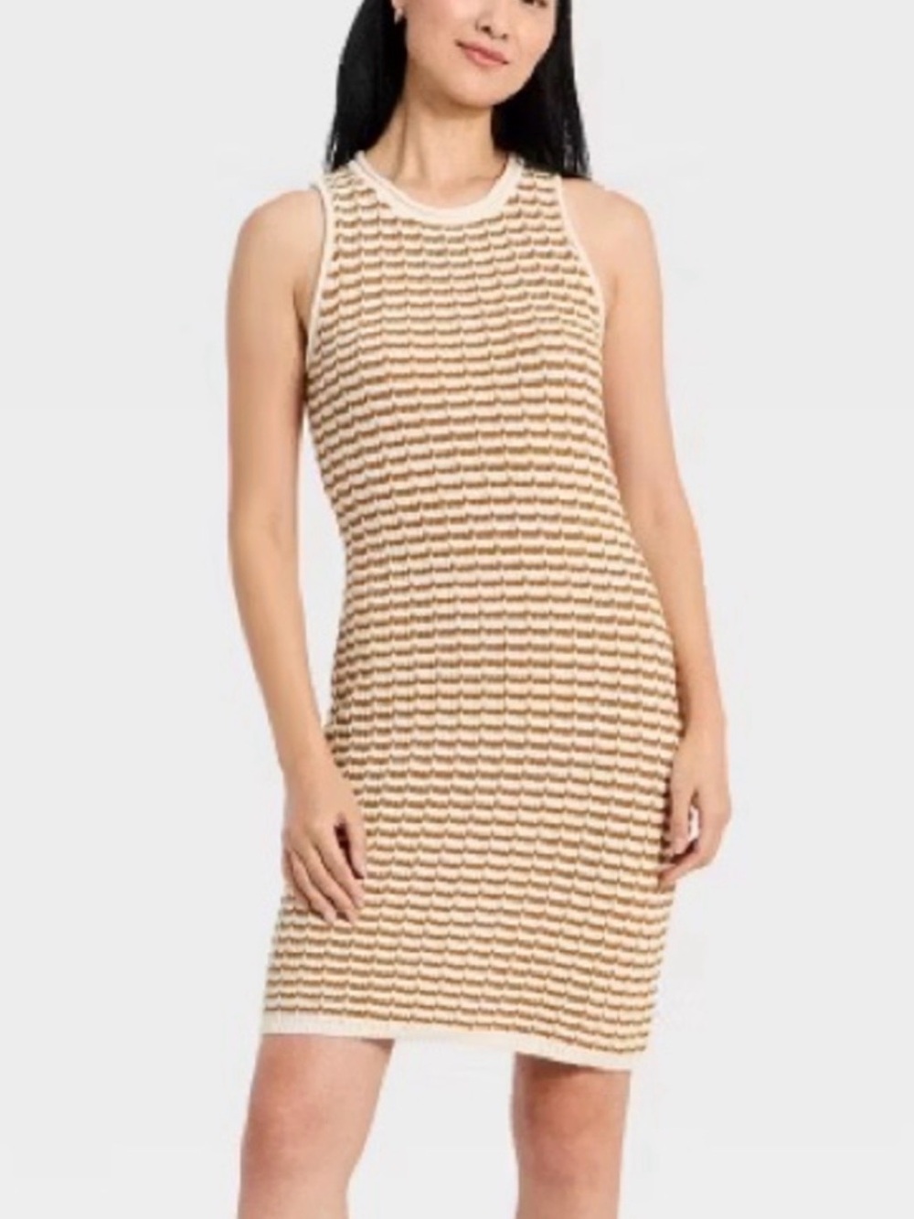 a new day Crochet Mini Sweater Dress — Size XS (NWT)